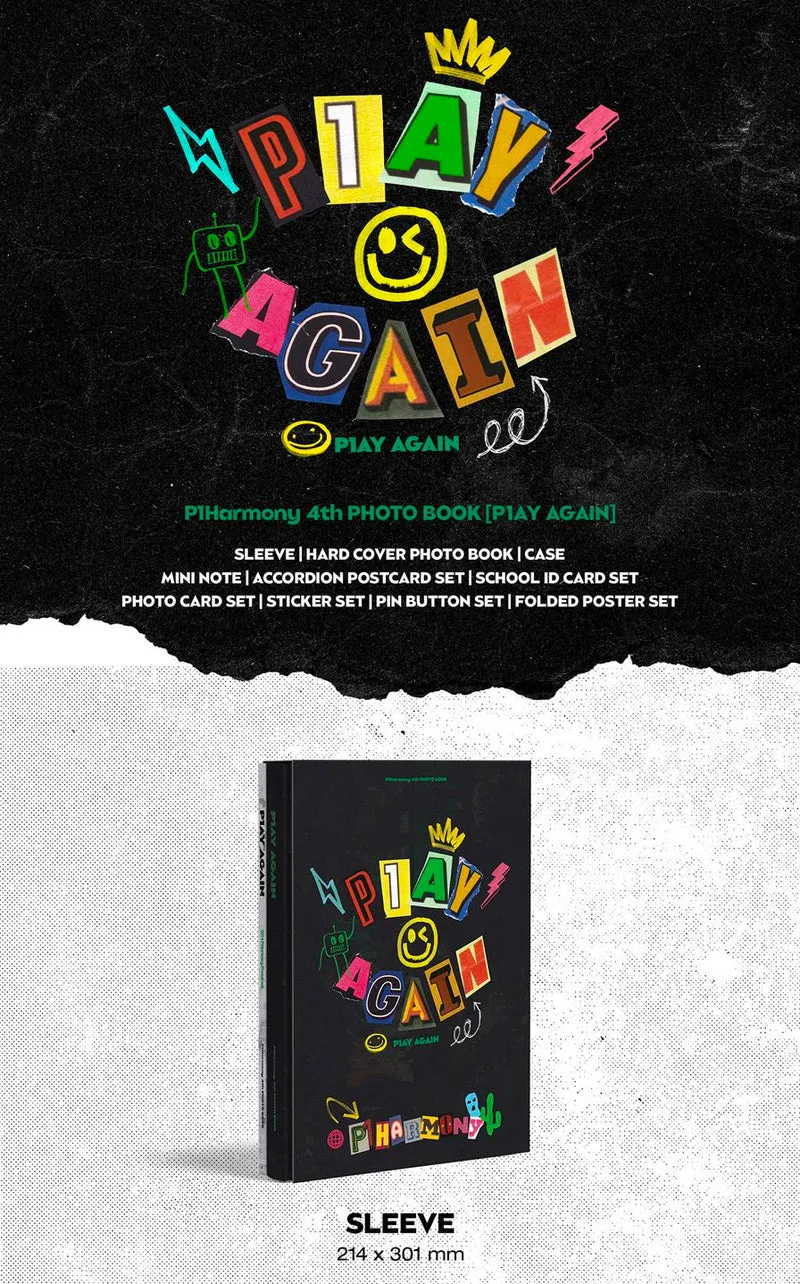 P1HARMONY - P1AY AGAIN (4TH PHOTO BOOK)
