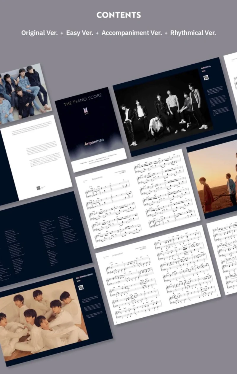 BTS - THE PIANO SCORE : BTS 'ANPANMAN'