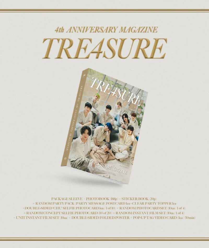 TREASURE - 4TH ANNIVERSARY MAGAZINE