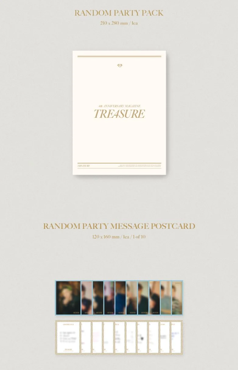 TREASURE - 4TH ANNIVERSARY MAGAZINE