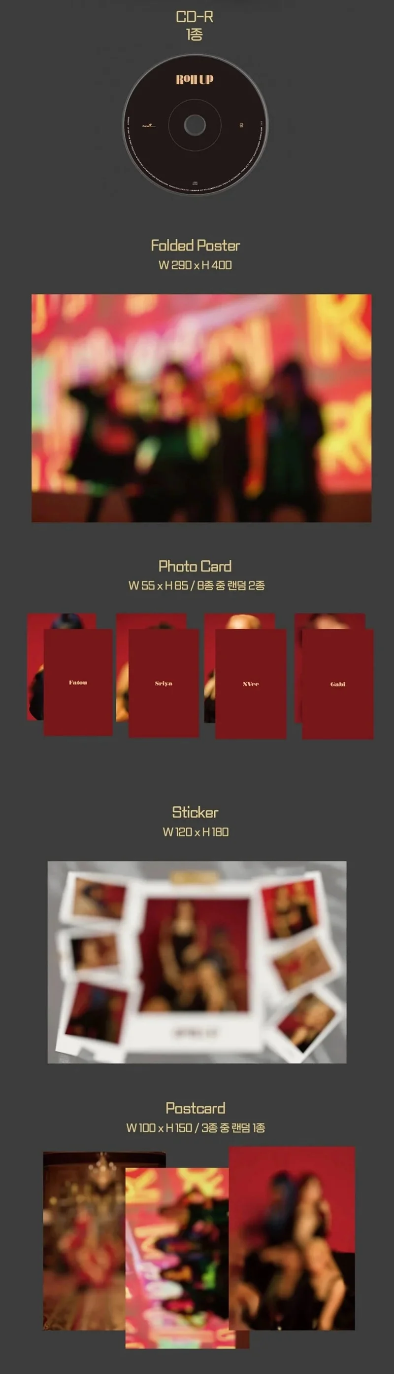 BLACKSWAN - ROLL UP (1ST EP ALBUM) PHOTOBOOK VER.