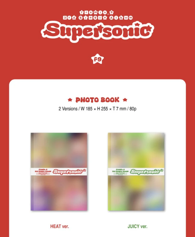 FROMIS_9 - SUPERSONIC (3RD SINGLE ALBUM)