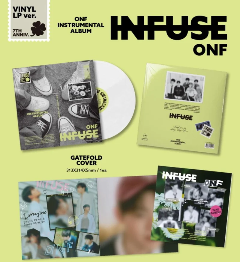 ONF - INFUSE (INSTRUMENTAL ALBUM) CD & LP