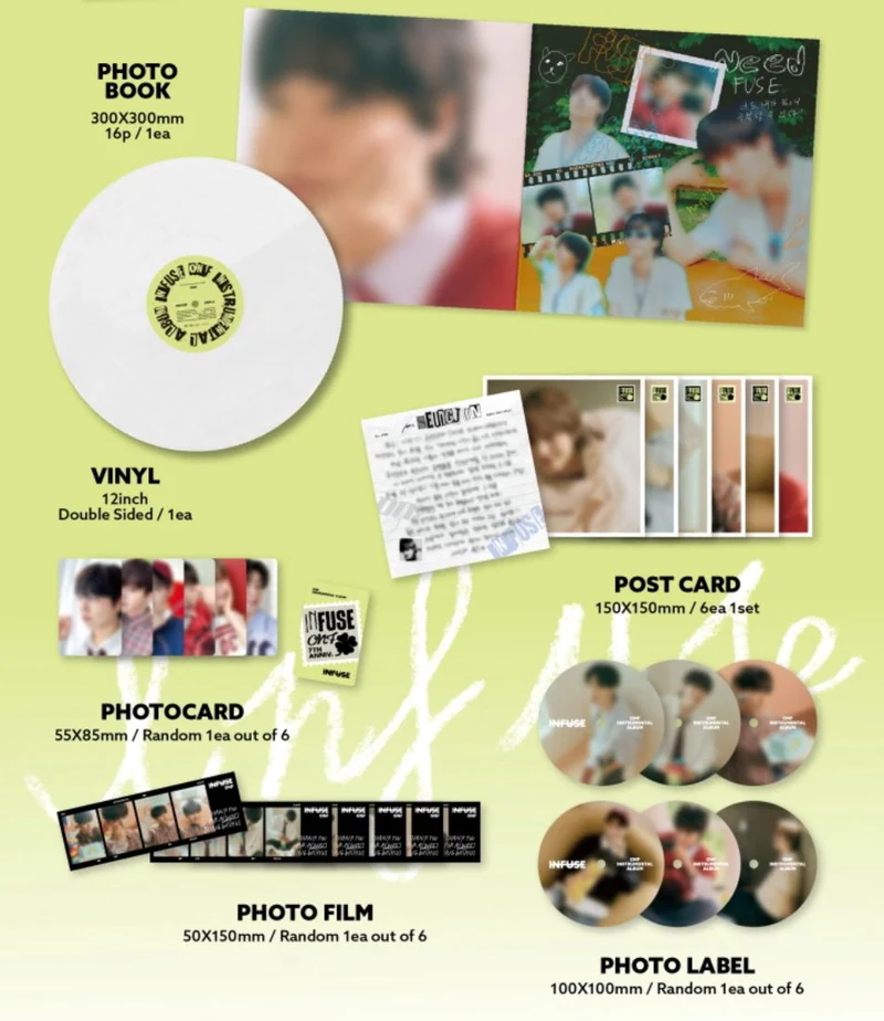 ONF - INFUSE (INSTRUMENTAL ALBUM) CD & LP
