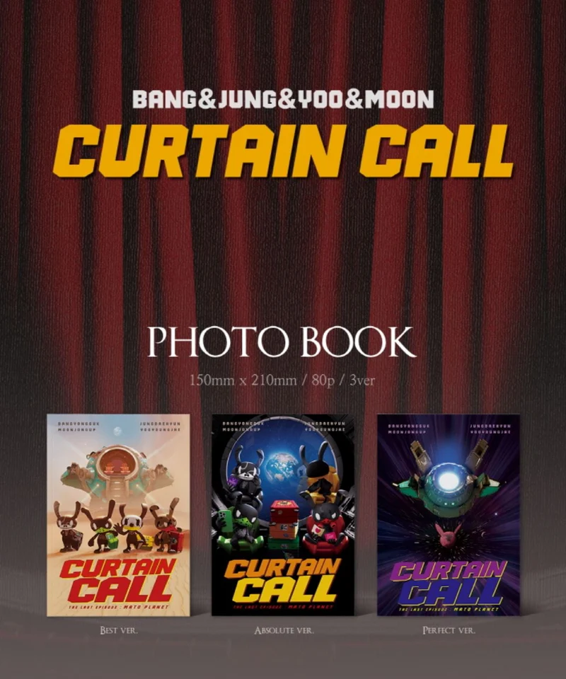 BANG&JUNG&YOO&MOON (B.A.P) - CURTAIN CALL (1ST EP ALBUM)