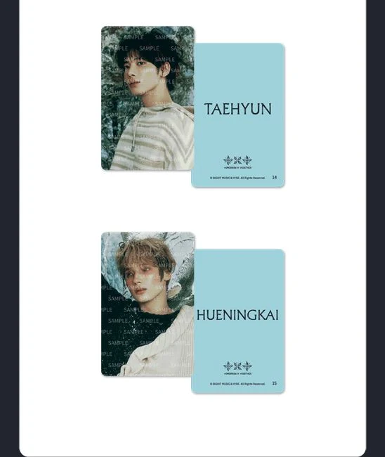 TXT - RANDOM PHOTO CARD (CHIKAI)