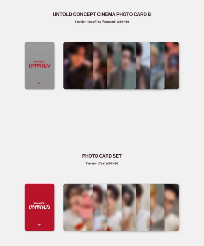 ENHYPEN - ROMANCE : UNTOLD (2ND STUDIO ALBUM) WEVERSE ALBUMS VER.