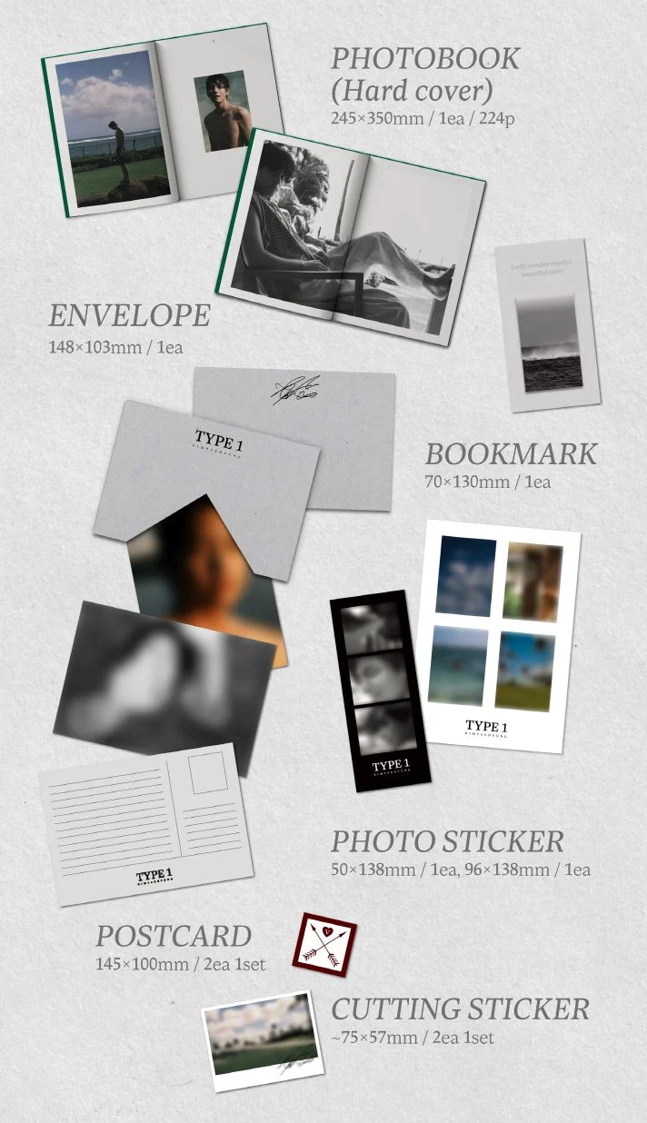 V (BTS) - 'TYPE 1' PHOTOBOOK