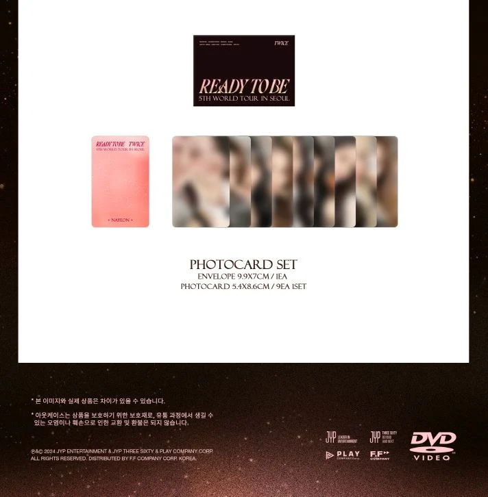 TWICE - 5TH WORLD TOUR IN SEOUL 'READY TO BE' (DVD & BLU-RAY)