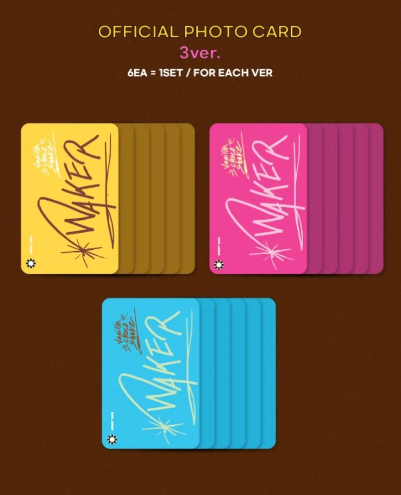 WAKER - SWEET TAPE (2ND MINI ALBUM) RISING CARD ALBUM