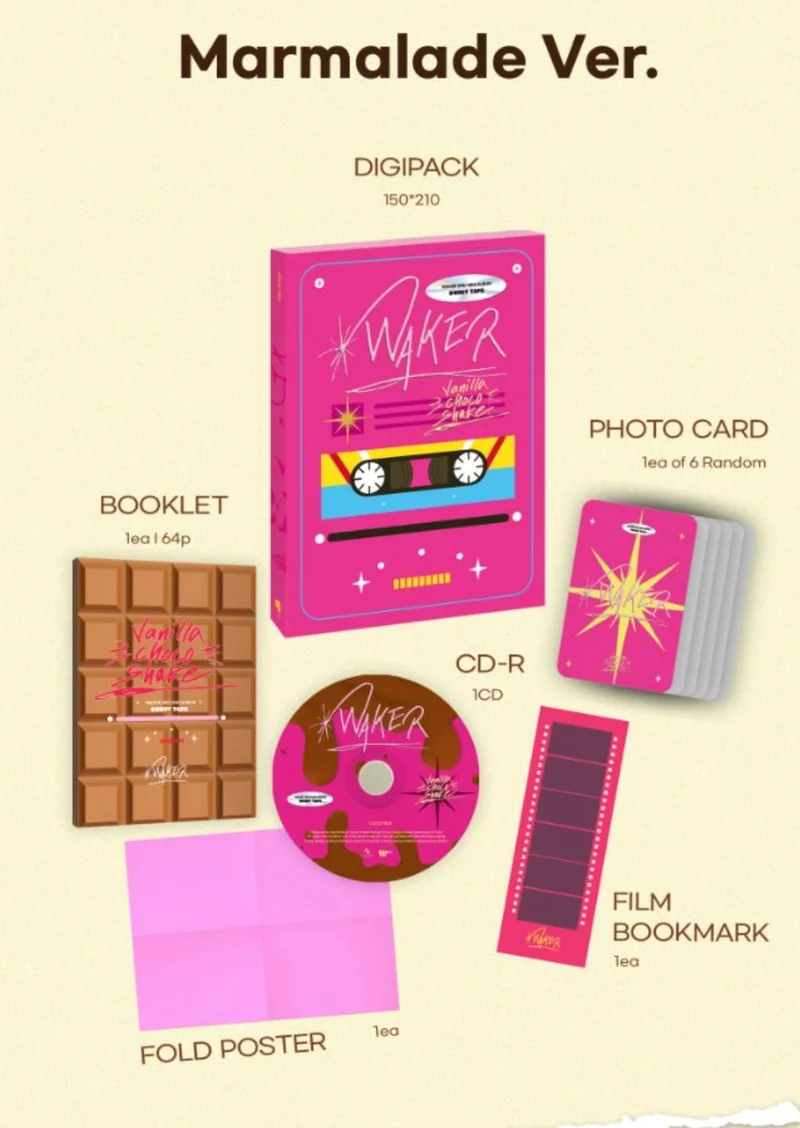 WAKER - SWEET TAPE (2ND MINI ALBUM)
