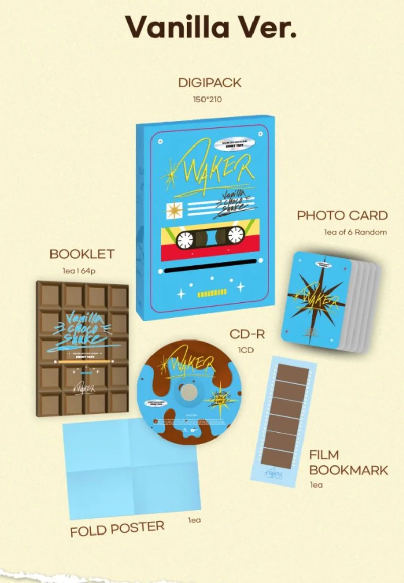 WAKER - SWEET TAPE (2ND MINI ALBUM)