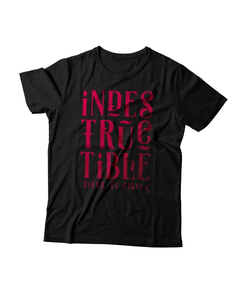El Cigala - Camiseta "Indestructible" - Negra