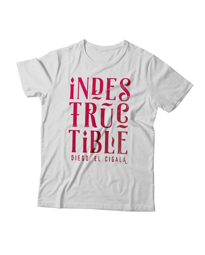 El Cigala - Camiseta "Indestructible" - Blanca