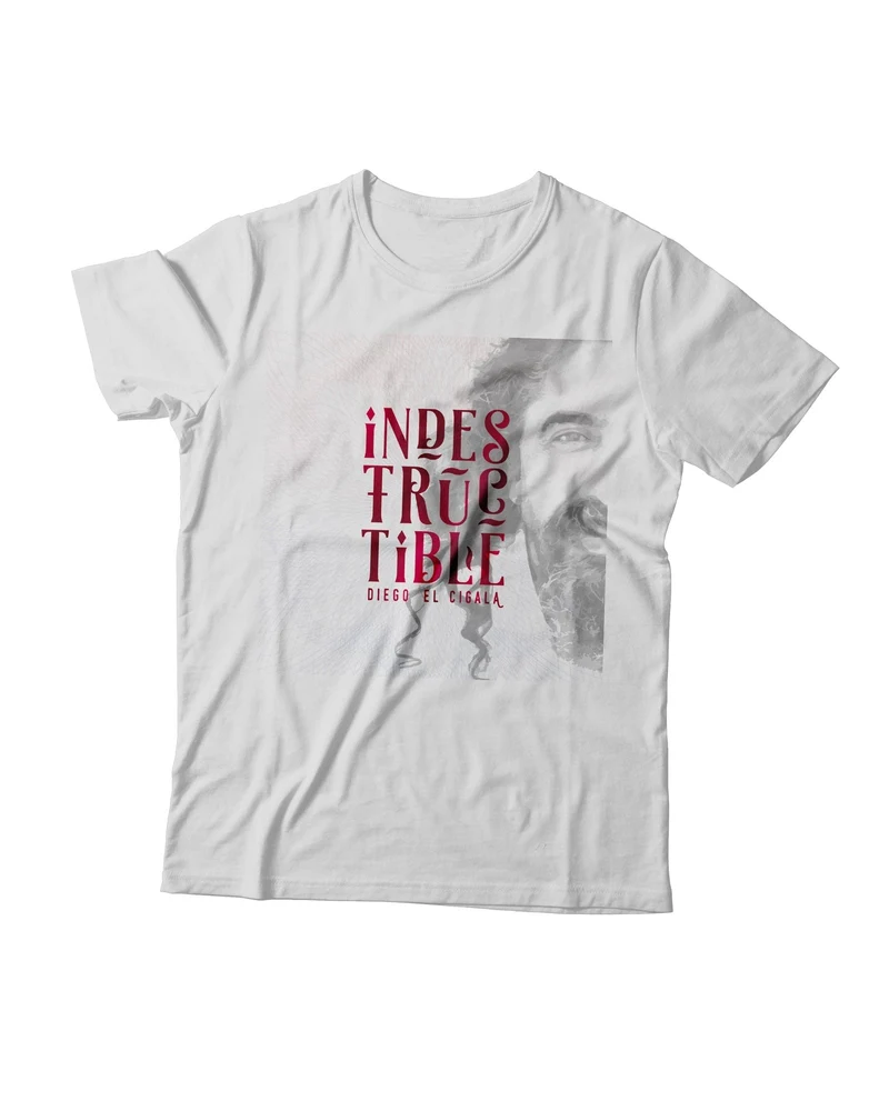 El Cigala - Camiseta "Indestructible Portada" - Blanca