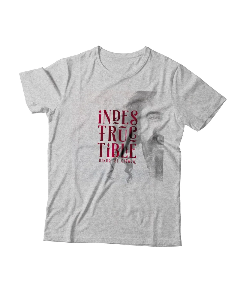 El Cigala - Camiseta "Indestructible Portada" - Gris