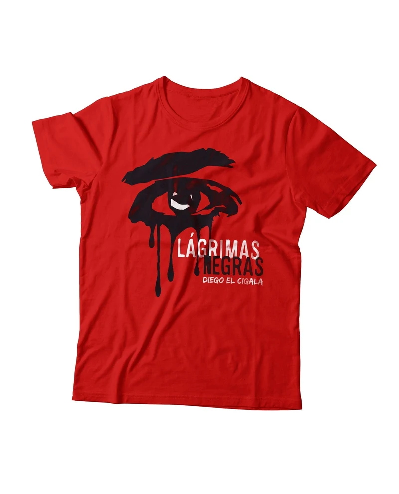 El Cigala - Camiseta "Lágrimas Negras" - Roja