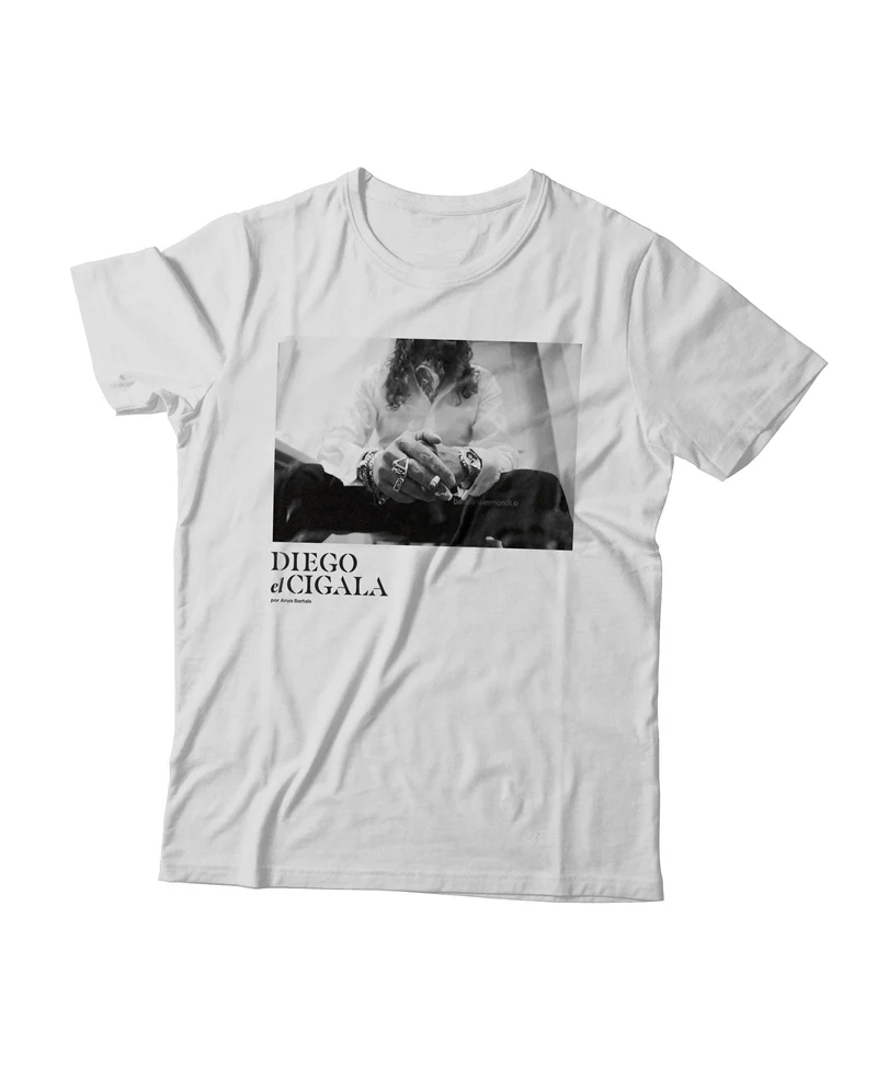 El Cigala -Camiseta El Cigala B&N Manos por Anya Bartels