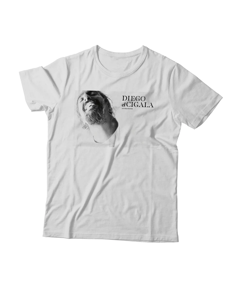 El Cigala -Camiseta El Cigala B&N Sonrisa por Anya Bartels