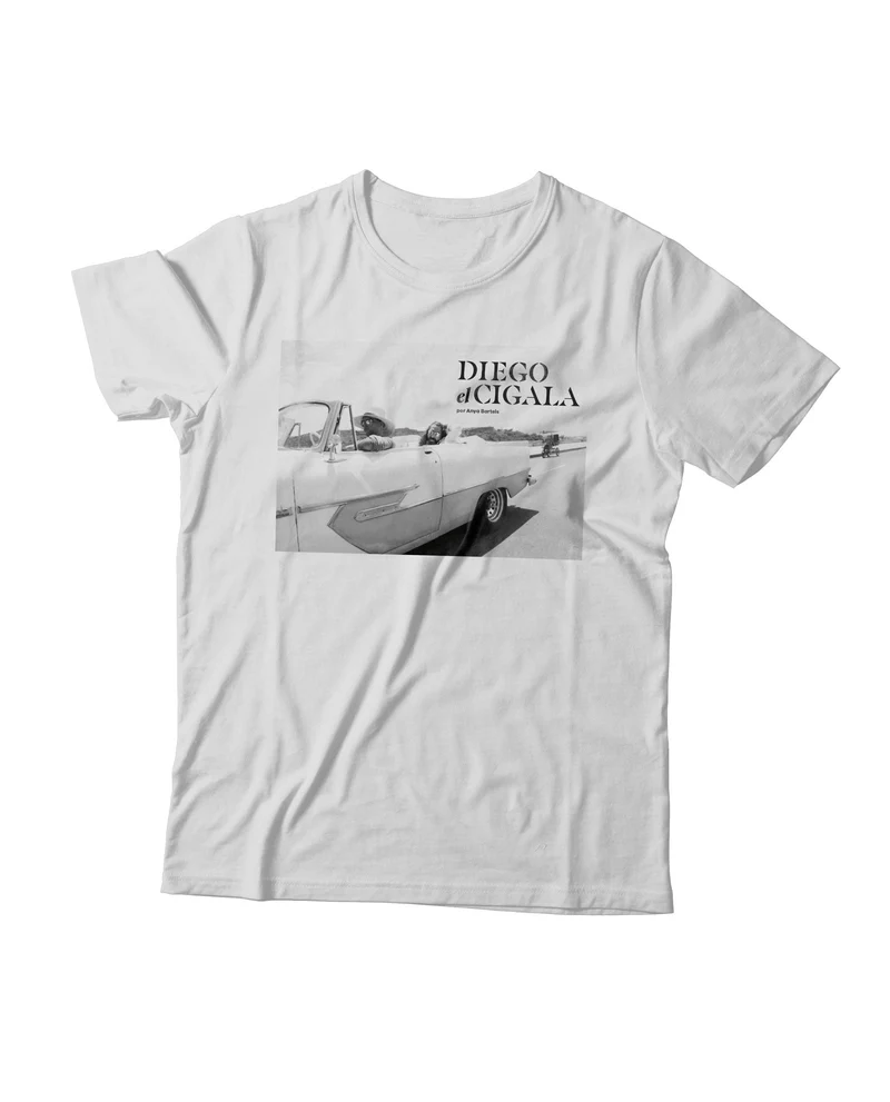 El Cigala - Camiseta El Cigala B&N Coche por Anya Bartels