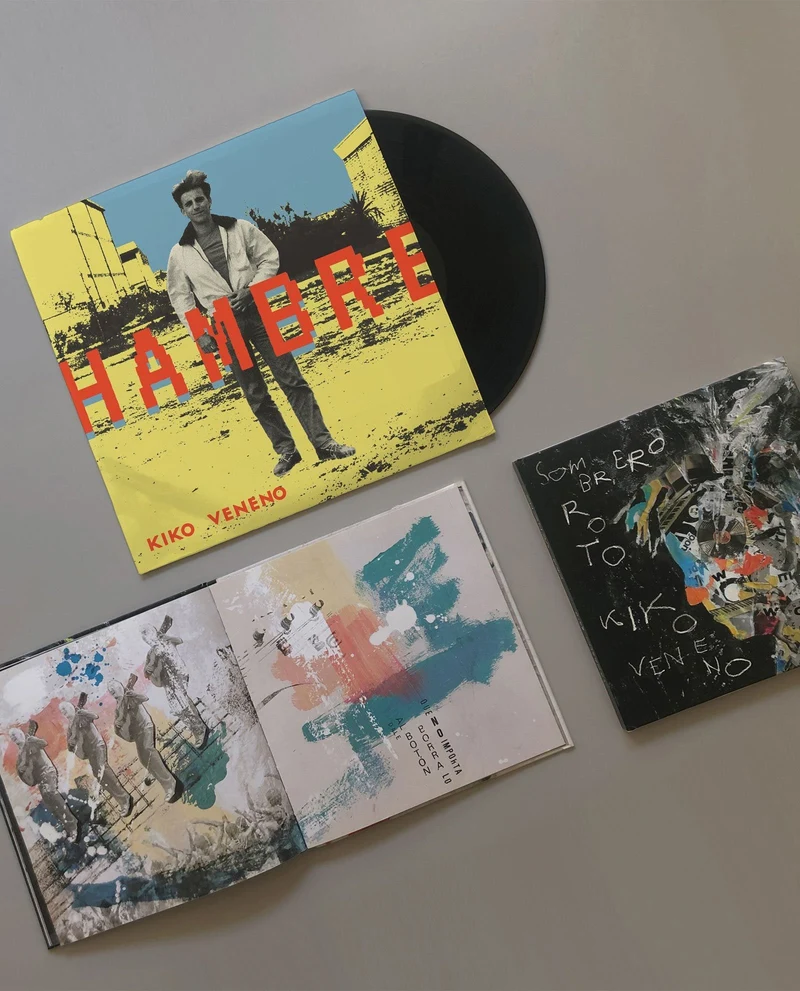 Kiko Veneno - LP "Hambre" + Libro CD "Sombrero Roto""