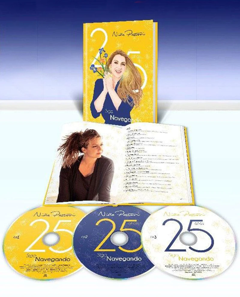 Niña Pastori - Bookset 3CDS ¡FIRMADO! "Sigo navegando (25 años)"
