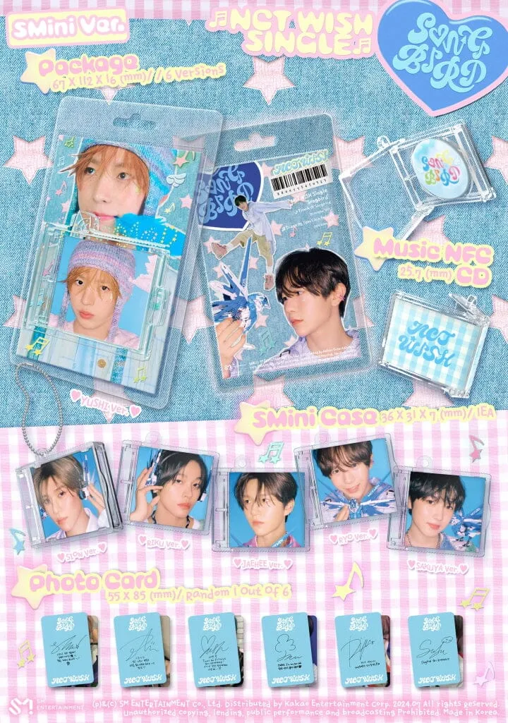 NCT WISH - SONGBIRD (2ND SINGLE) SMINI VER.