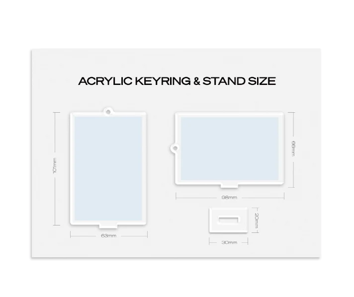SEVENTEEN - 3D LENTICULAR ACRYLIC KEYRING & STAND