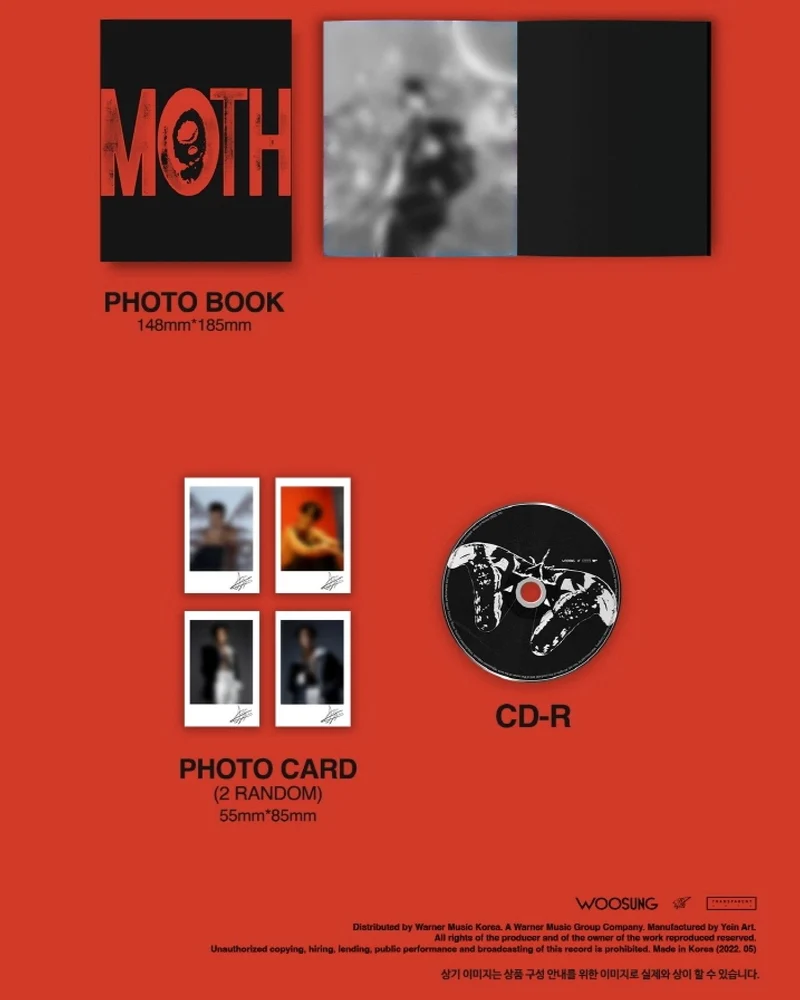 WOOSUNG (THE ROSE) - MOTH (MINI ALBUM)