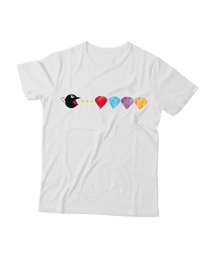 Camiseta URRAK Comecocos - Blanco