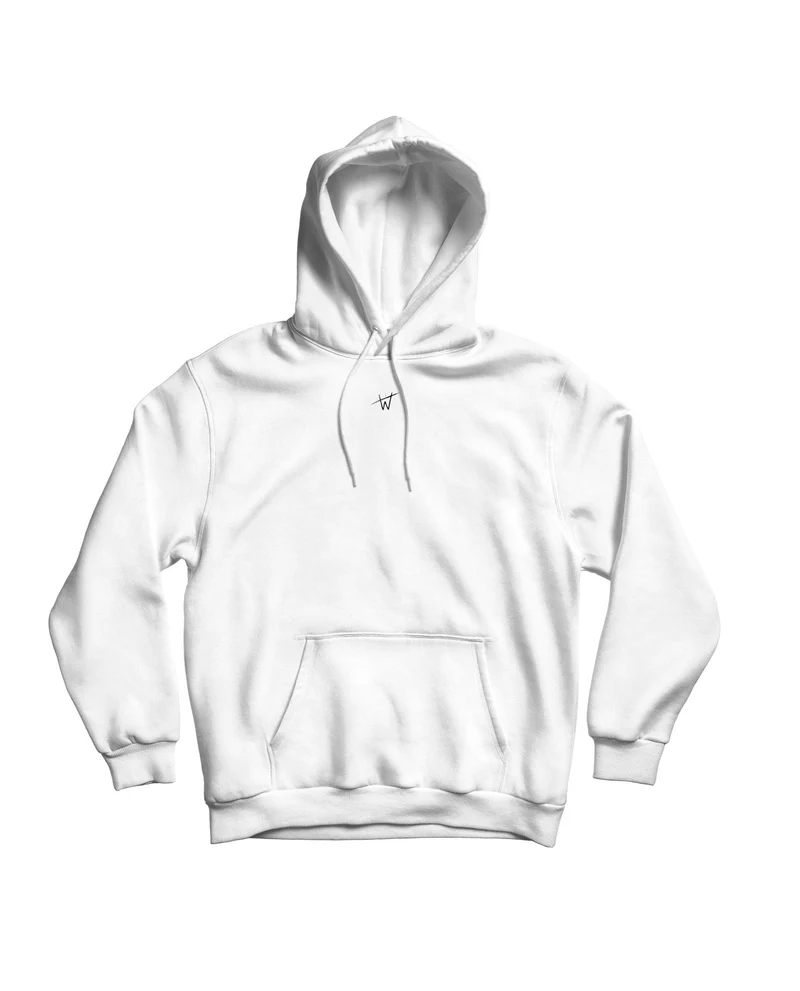 Miren - Sudadera Capucha Unisex "Ojos" Blanca