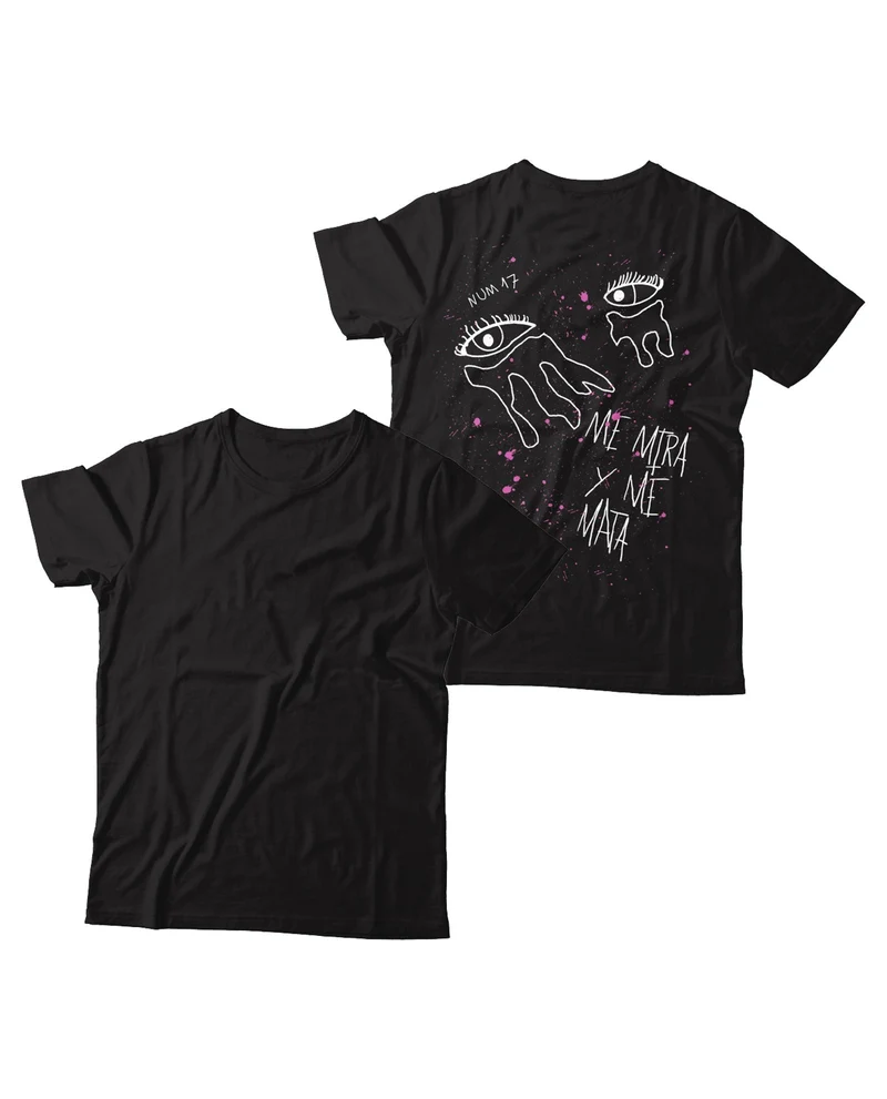 Miren - Camiseta "Ojos" Negra