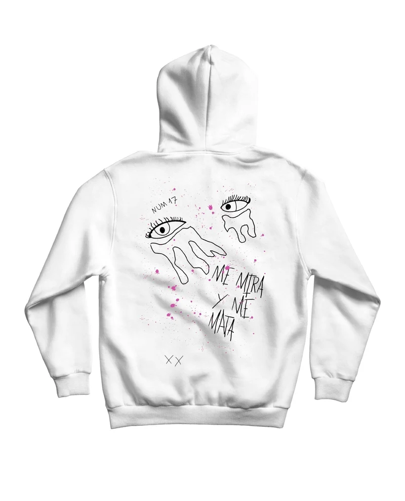 Miren - PACK CD FIRMADO + Sudadera "Ojos" Blanca