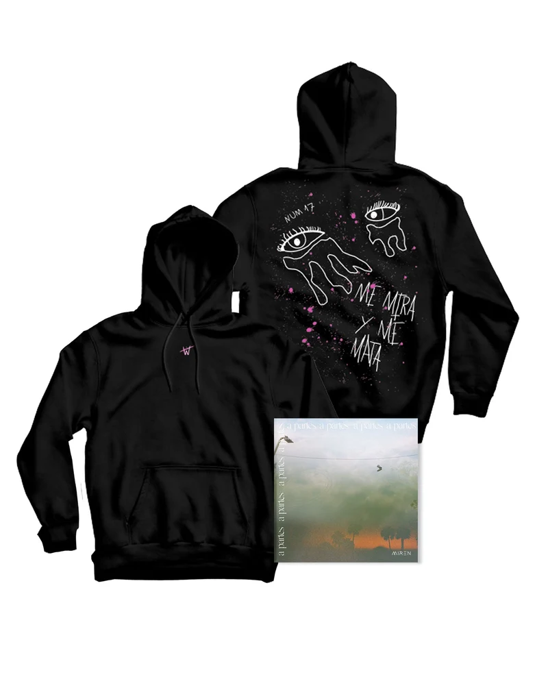 Miren - PACK CD FIRMADO + Sudadera "Ojos" Negra
