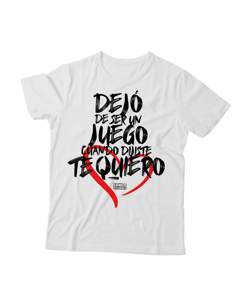 Fondo Flamenco - Camiseta "Juego" Blanca
