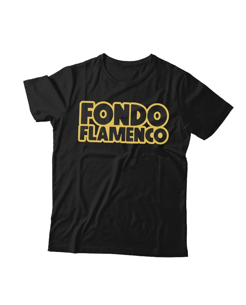 Fondo Flamenco - Camiseta "Fondo Flamenco" Negra