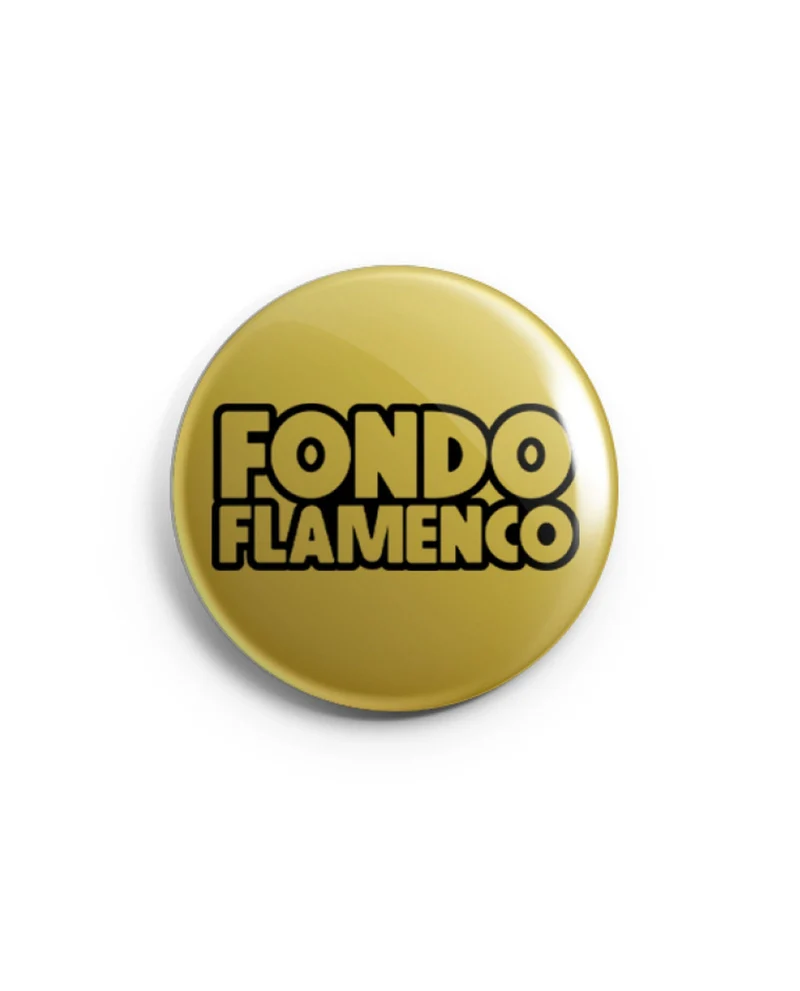 Fondo Flamenco - Chapa "Fondo Flamenco" Naranja