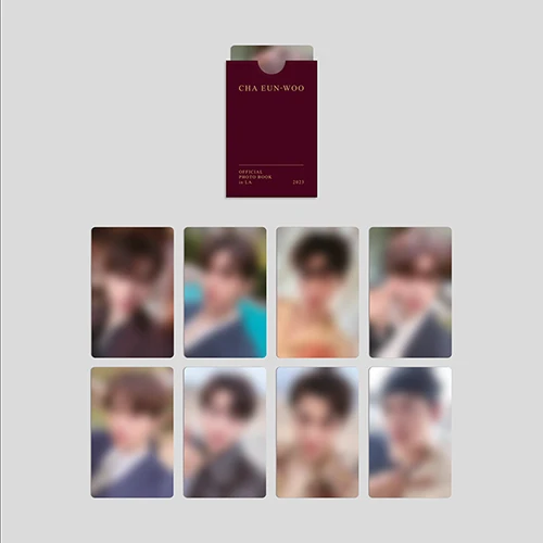 [ASTRO] Cha Eunwoo : Official Photobook in LA : Lucky Draw Photocard