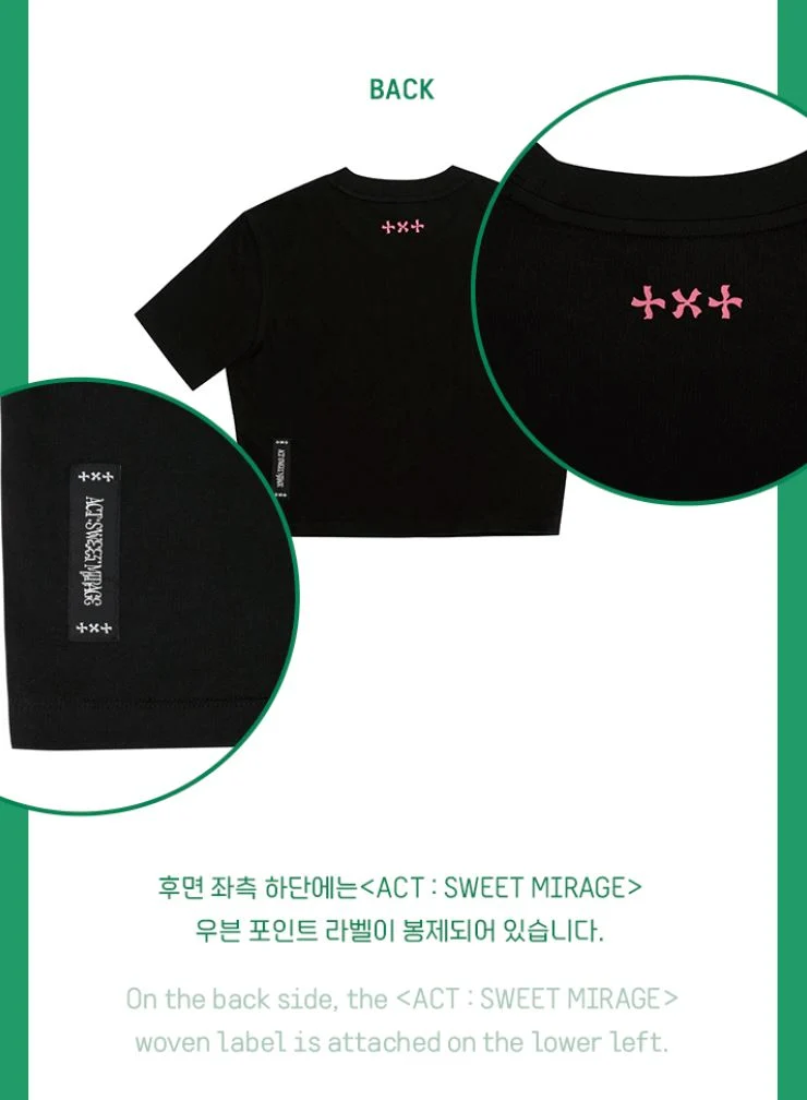 TXT - CROP T-SHIRT (ACT : SWEET MIRAGE)
