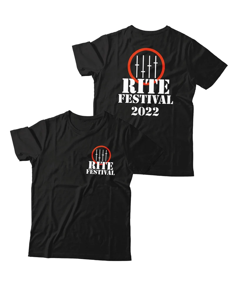 Camiseta RITE FESTIVAL - Negro