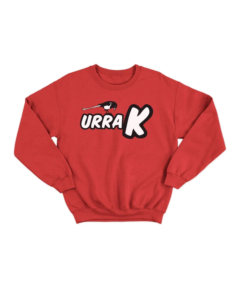 Sudadera Clásica Unisex URRAK Logo - Roja