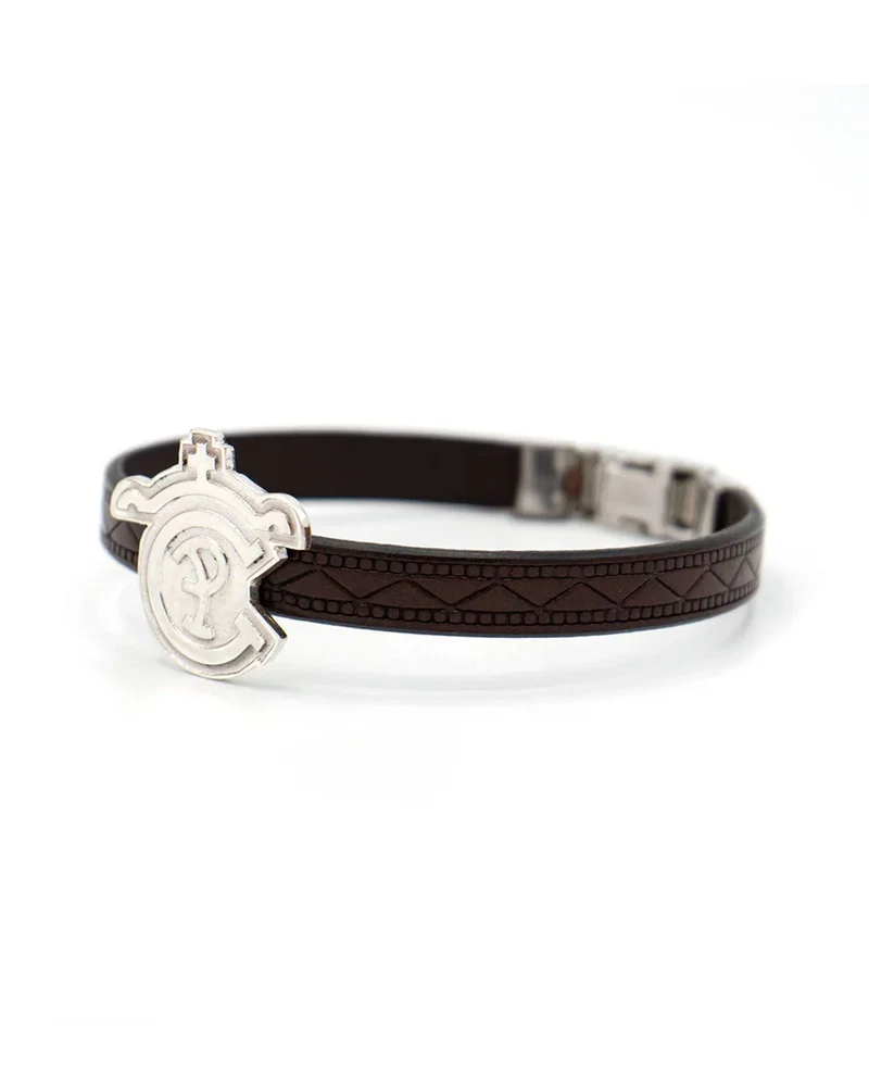 Paco Candela - Pulsera en Plata de Ley y Cuero