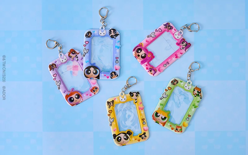 [NEW JEANS] THE POWERPUFF GIRLS x NJ Photocard Holder Keyring