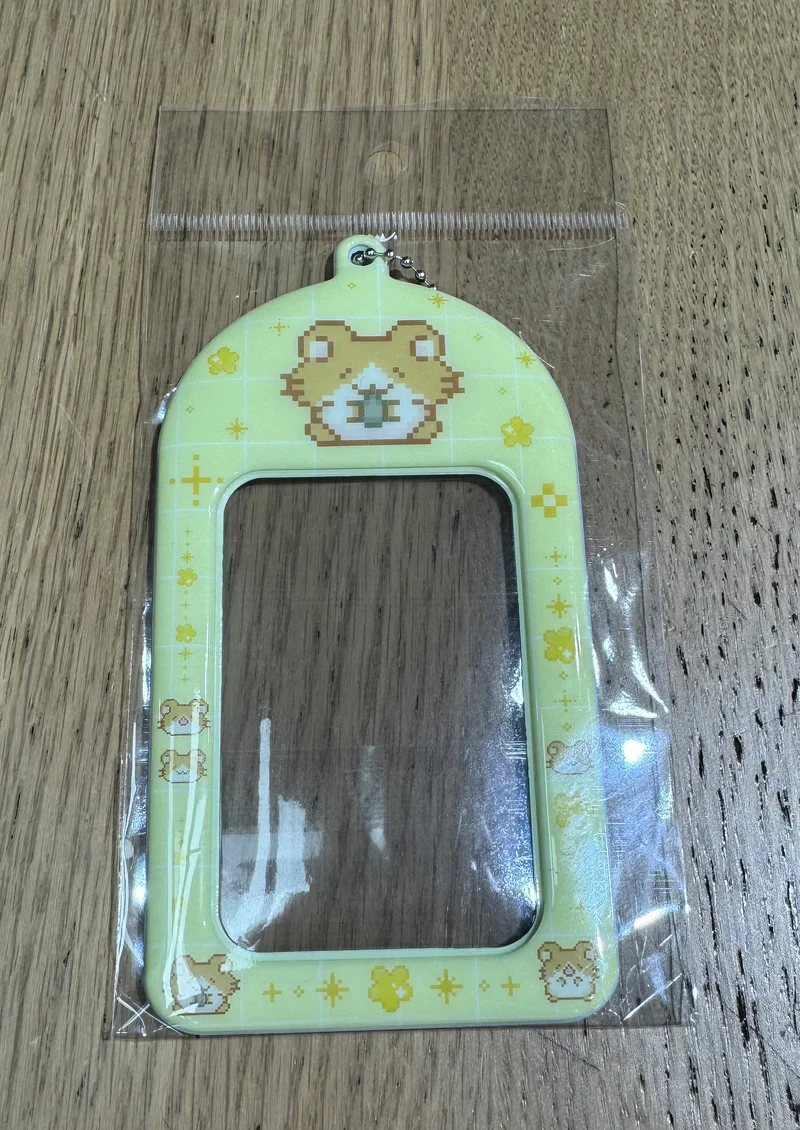 Hamster Photocard Holder Keyring
