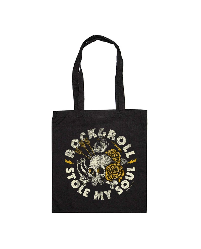 Leviathan Co. x D2fy - Tote Bag "Rock & Roll Stole My Soul"