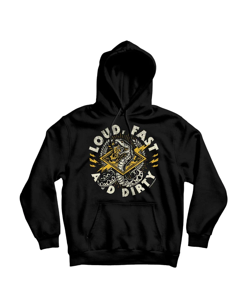 Leviathan Co. - Sudadera Capucha Serpiente "Loud, Fast and Dirty"