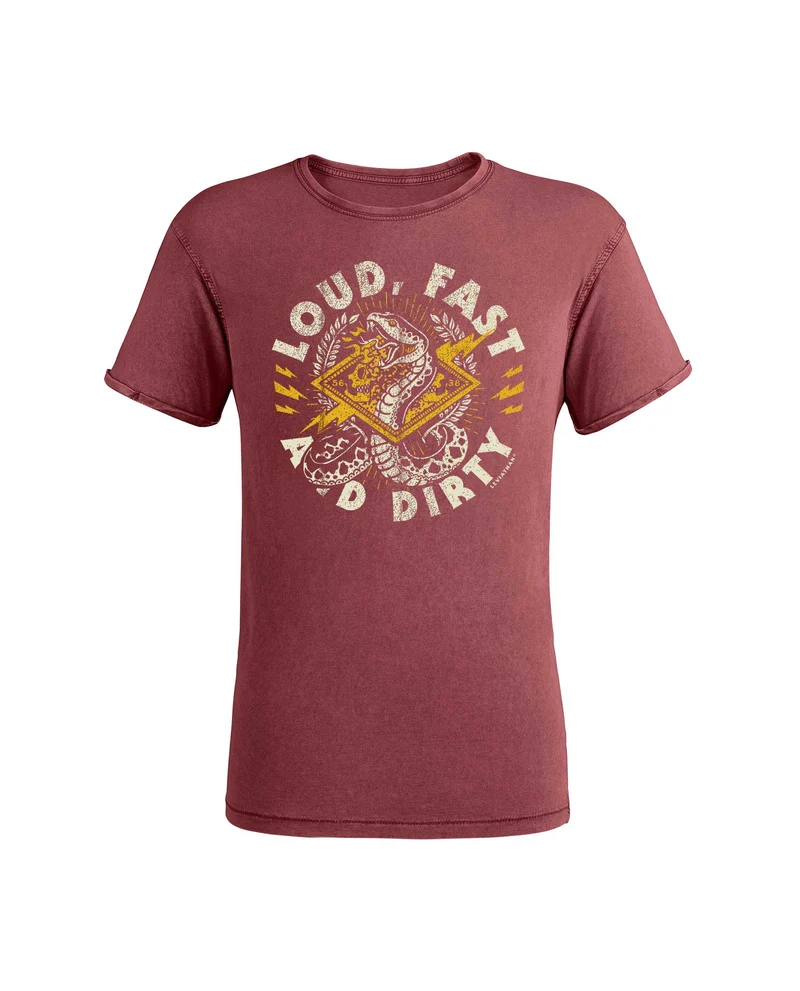 Leviathan Co. x D2fy - Camiseta Serpiente "Loud, Fast and Dirty"