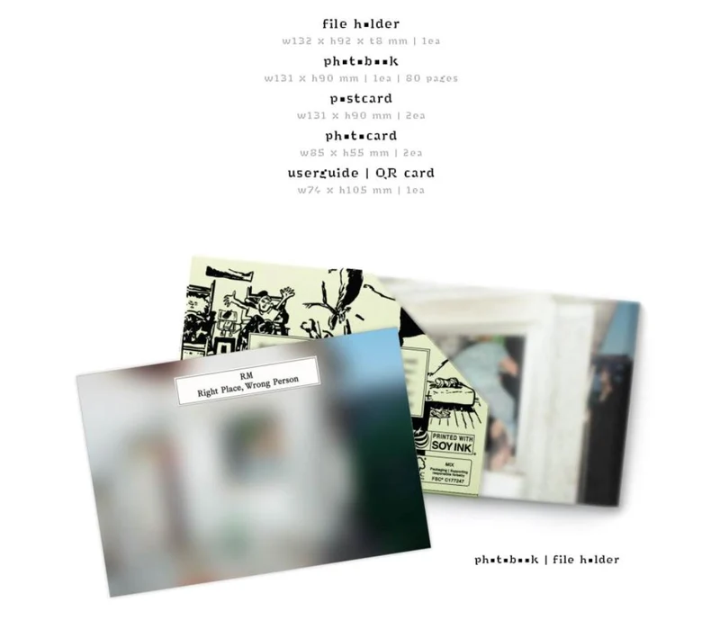 RM (BTS) - RIGHT PLACE, WRONG PERSON (2ND SOLO ALBUM) WEVERSE ALBUMS VER.