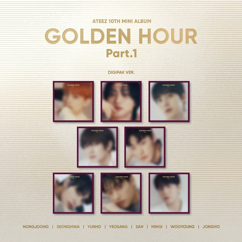 ATEEZ - GOLDEN HOUR : PART 1 (10TH MINI ALBUM) DIGIPAK VER.