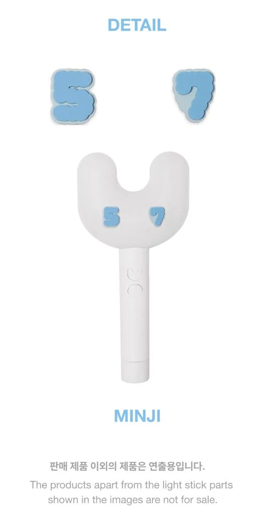 NEWJEANS - BIRTHDAY LIGHT STICK PARTS